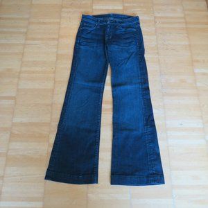 7 SEVEN FOR ALL MANKIND trouser dark wash jeans 26